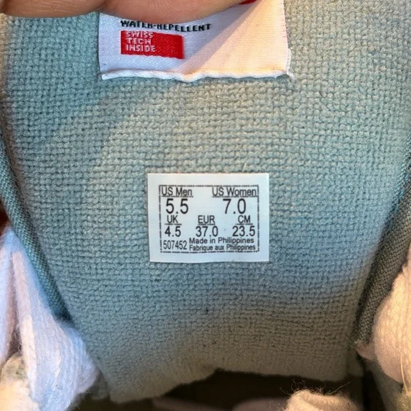 Vans Kids Sneakers in Mint and White - Picture 5 of 5